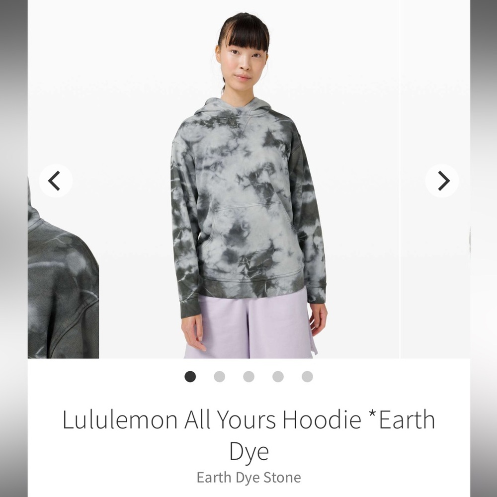 Lululemon All Yours Hoodie Earth Dye Stone